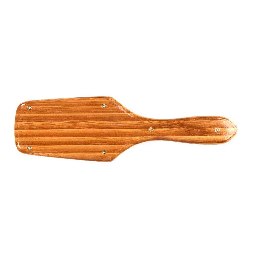 BASS Brushes Style & Detangle Hair Brush With Premium Bamboo Handle - Small Paddle with Nylon Pins-736473100182-LR-319795-5-LR eShop