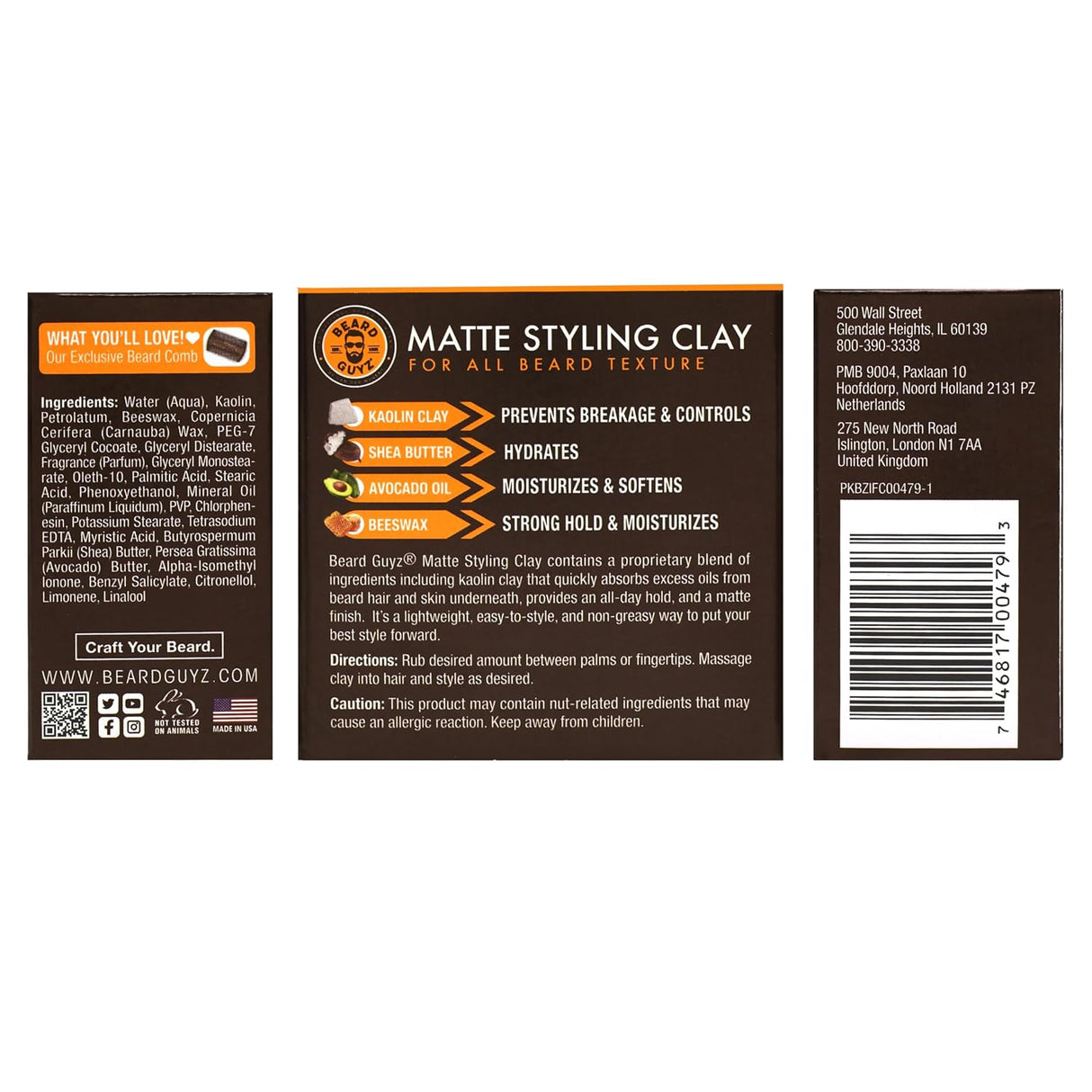 BEARD GUYZ Matte Styling Clay, 3 oz-746817004793-LR-354429-6-LR eShop