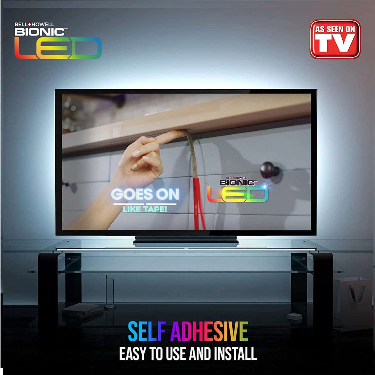 Bell + Howell Bionic LED Color Changing Tape Light, 12 ft-080313082016-LR-352812-5-LR eShop