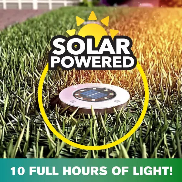Bell + Howell LED Solar Powered Disk Lights, 4 count-080313020162-LR-340926-5-LR eShop