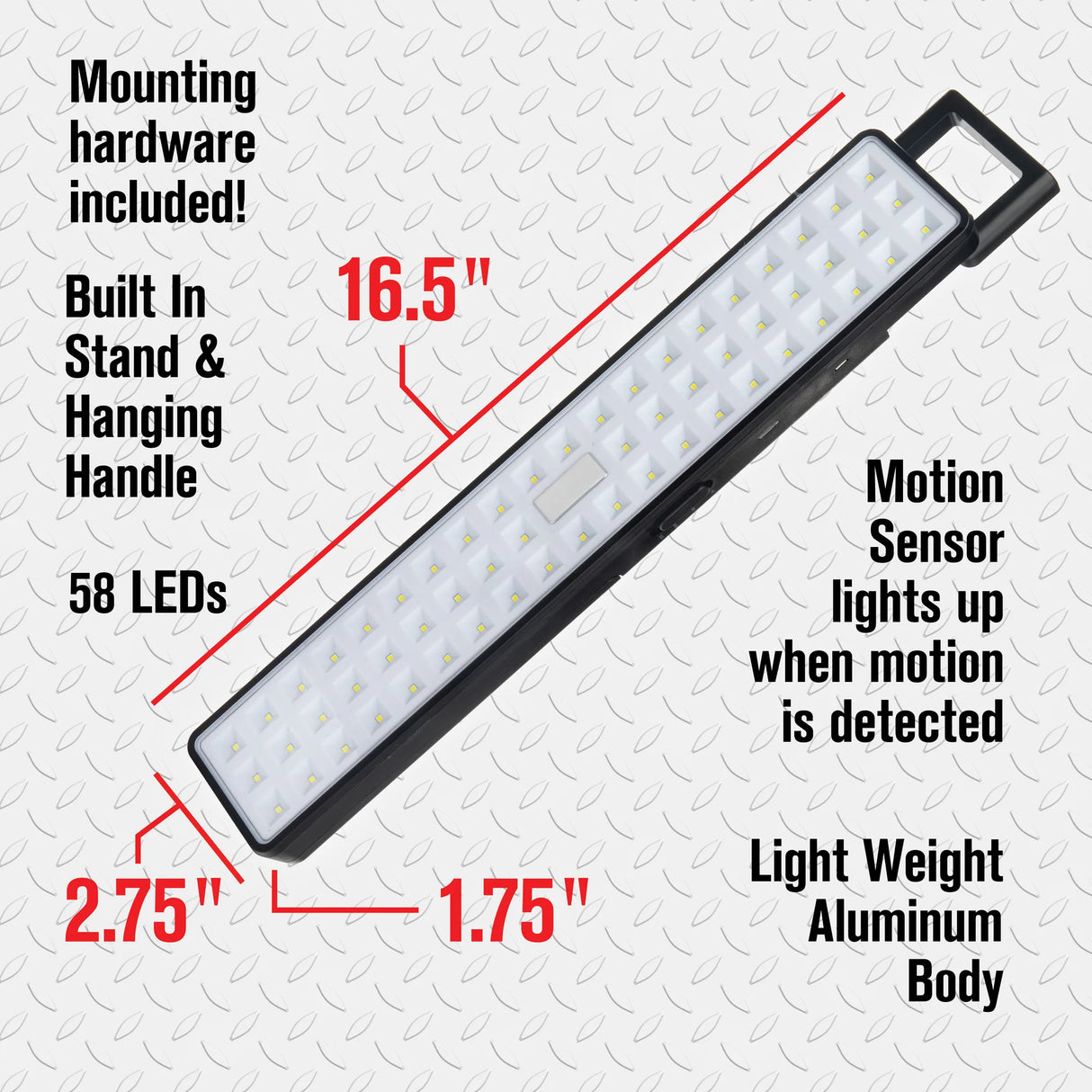 Bell + Howell Rechargeabe Lightbar Portable LED Lights - Black-080313085130-LR-352811-5-LR eShop