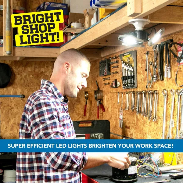 Bell + Howell TriBurst Multi-Directional LED 3 Panel Ceiling Light, 2000 Lumens-080313076428-LR-352816-5-LR eShop