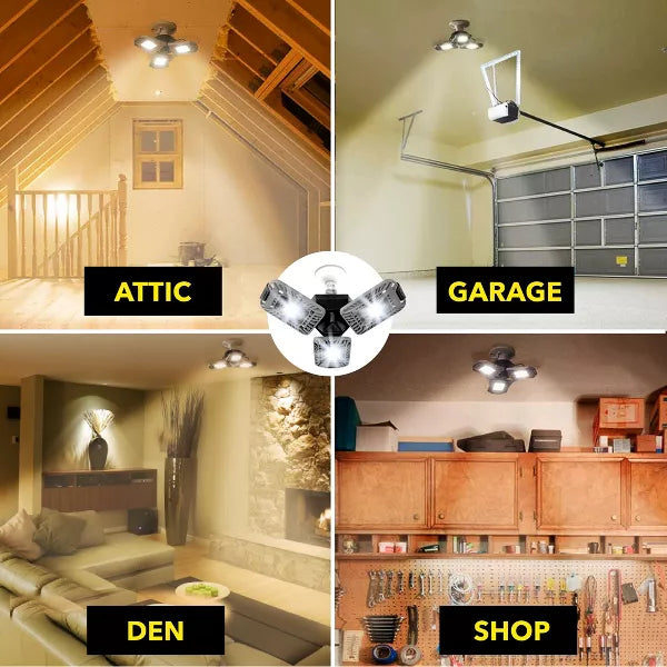 Bell + Howell TriBurst Multi-Directional LED 3 Panel Ceiling Light, 2000 Lumens-080313076428-LR-352816-6-LR eShop