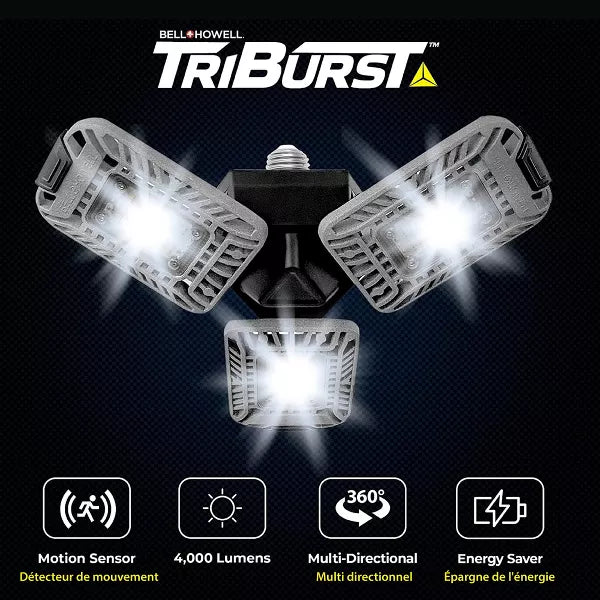 Bell + Howell TriBurst Multi-Directional LED 3 Panel Ceiling Light, 4000 Lumens-080313070907-LR-336943-2-LR eShop