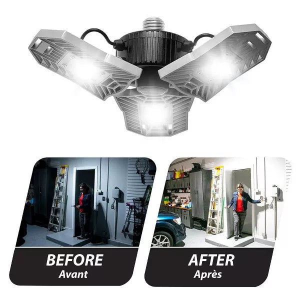 Bell + Howell TriBurst Multi-Directional LED 3 Panel Ceiling Light, 4000 Lumens-080313070907-LR-336943-3-LR eShop