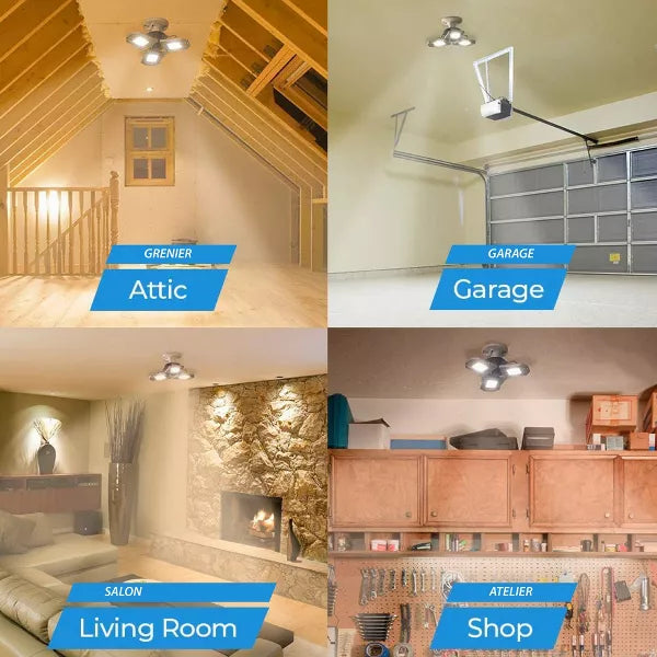 Bell + Howell TriBurst Multi-Directional LED 3 Panel Ceiling Light, 4000 Lumens-080313070907-LR-336943-8-LR eShop