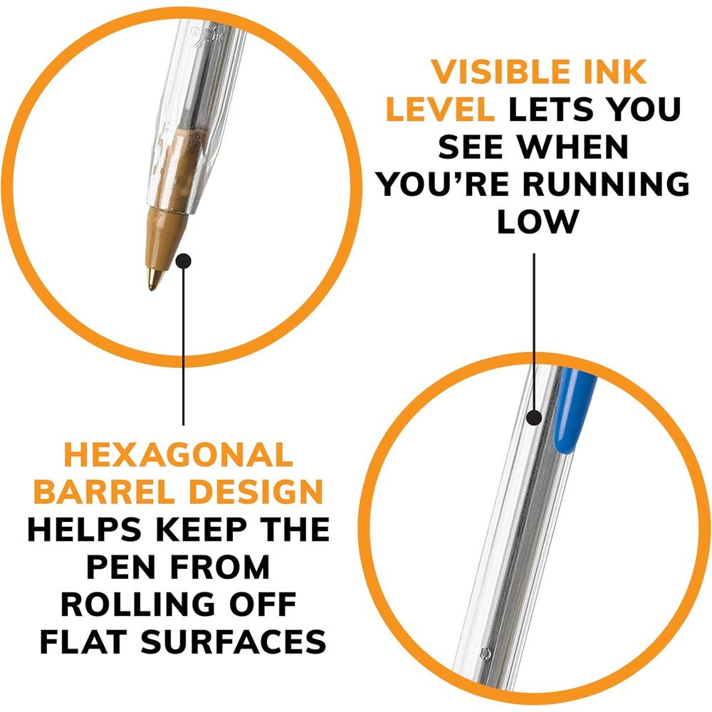 BiC Cristal Xtra Smooth Ballpoint Pen - Black, 10 count-070330682719-LR-41624-6-LR eShop