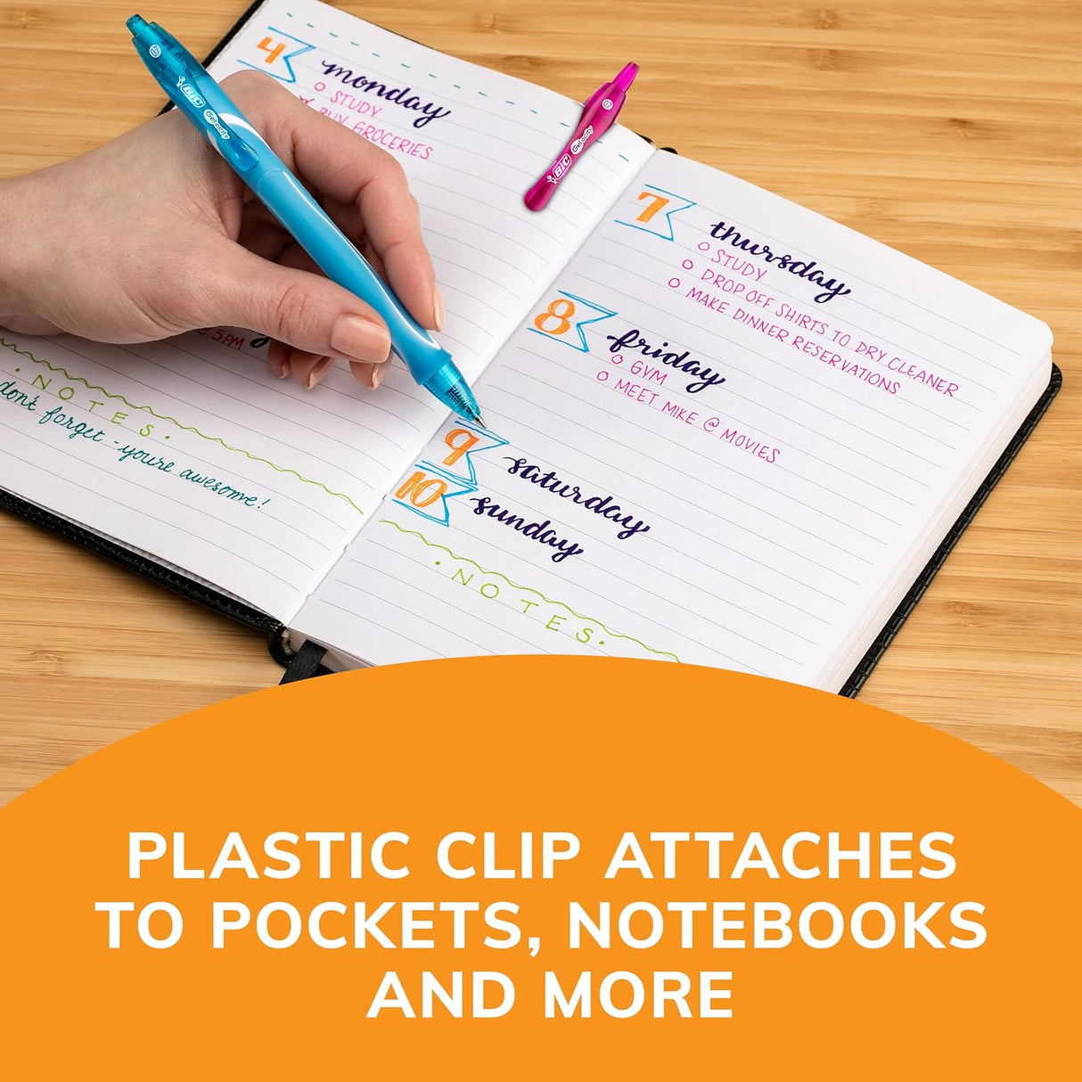 BiC Ge-locity Quick Dry Retractable Pens - Assorted, 8 count-070330355651-LR-340224-9-LR eShop