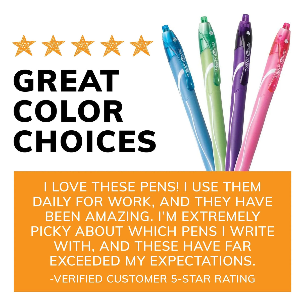 BiC Gel-ocity Retractable Pen - Ocean Colors, 4 count-070330378711-LR-349371-3-LR eShop