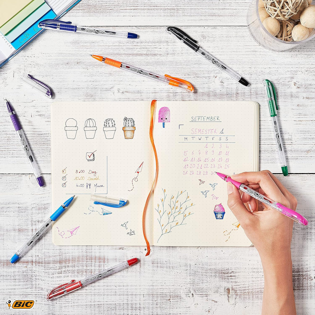 BiC Gel-ocity Stic Gel Pen - Assorted, 4 pack-070330373617-LR-354453-3-LR eShop