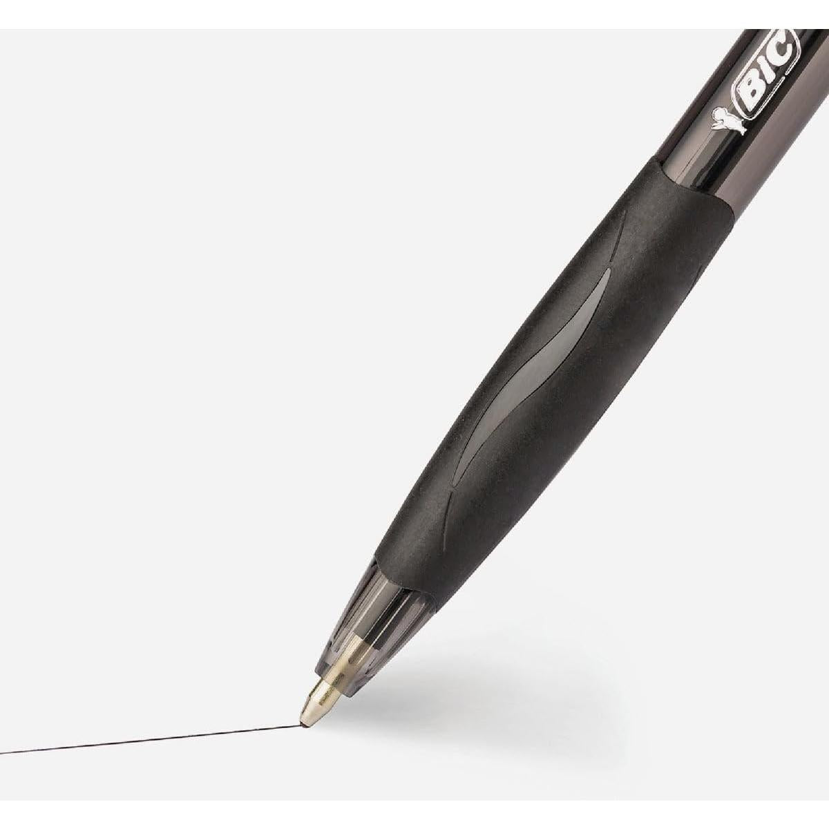 BiC Glide Retractable Ballpoint Pen - Black, 2 pack-070330143678-LR-144731-2-LR eShop