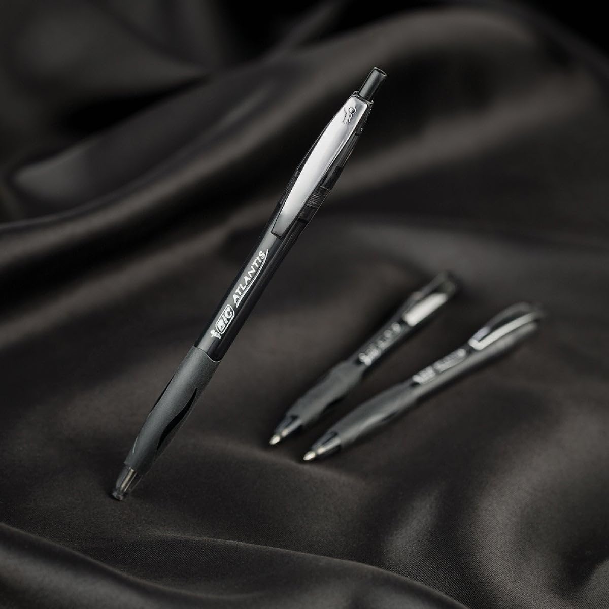 BiC Glide Retractable Ballpoint Pen - Black, 2 pack-070330143678-LR-144731-3-LR eShop