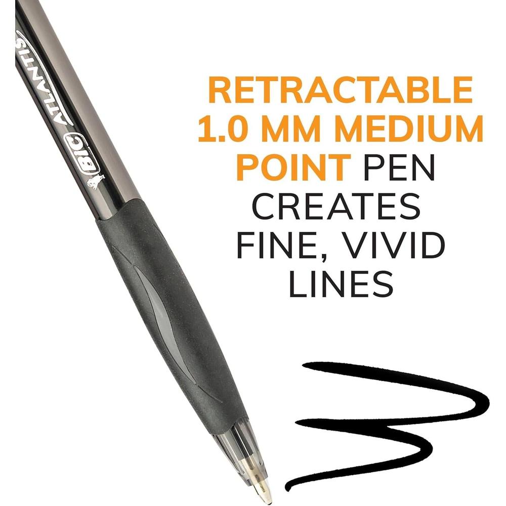BiC Glide Retractable Ballpoint Pen - Blue, 2 pack-070330143661-LR-135773-2-LR eShop