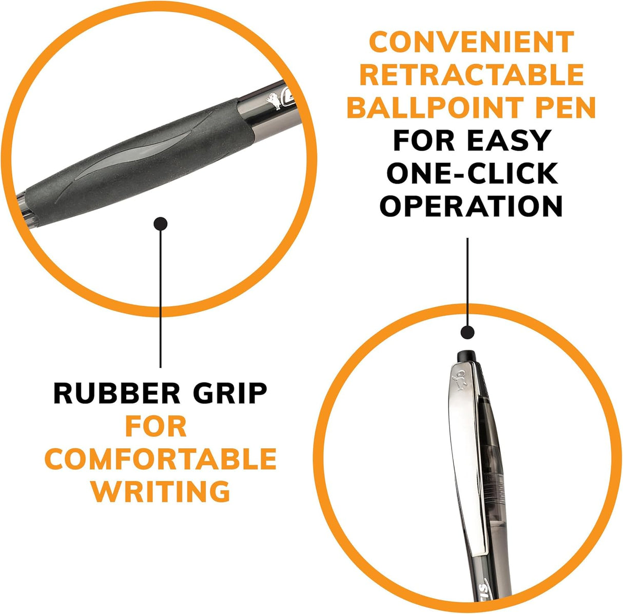 BiC Glide Retractable Ballpoint Pen - Blue, 2 pack-070330143661-LR-135773-3-LR eShop