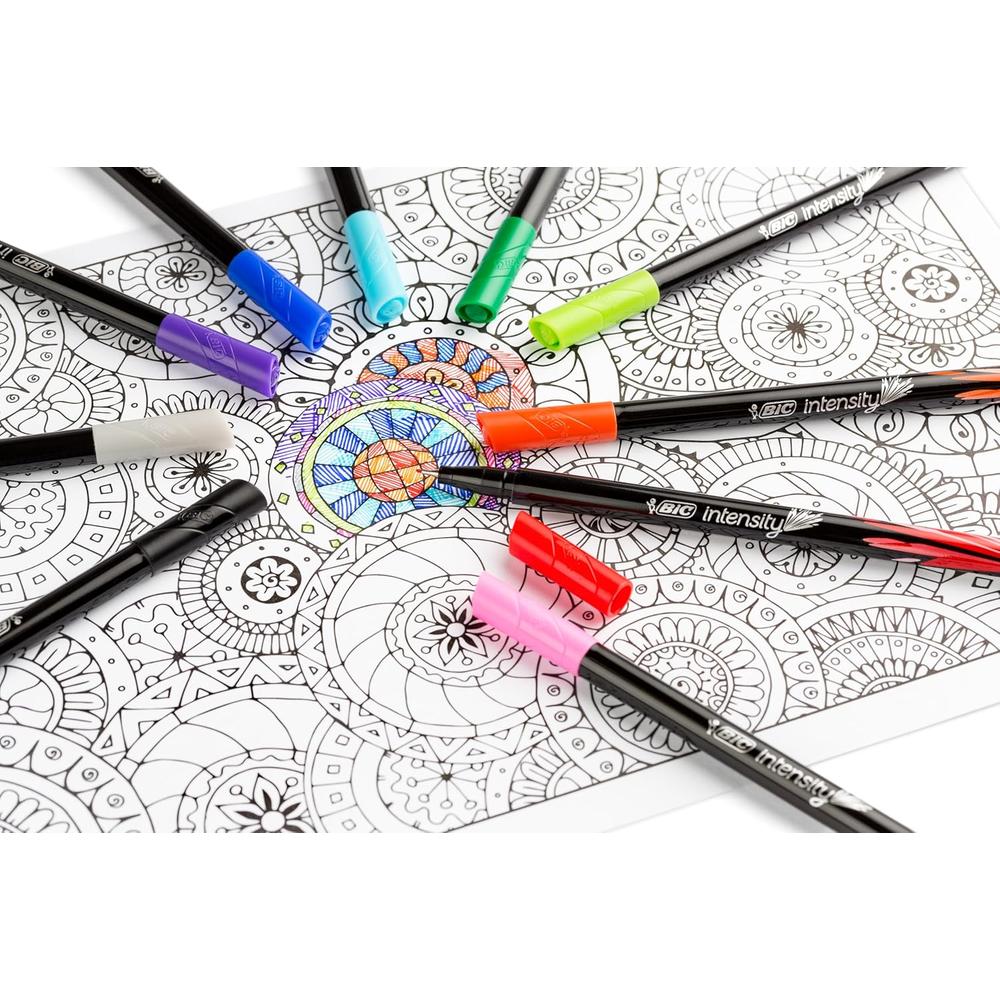 BiC Intensity Fineliner Marker Pens - Assorted Colors, 10 count-070330355569-LR-324248-6-LR eShop