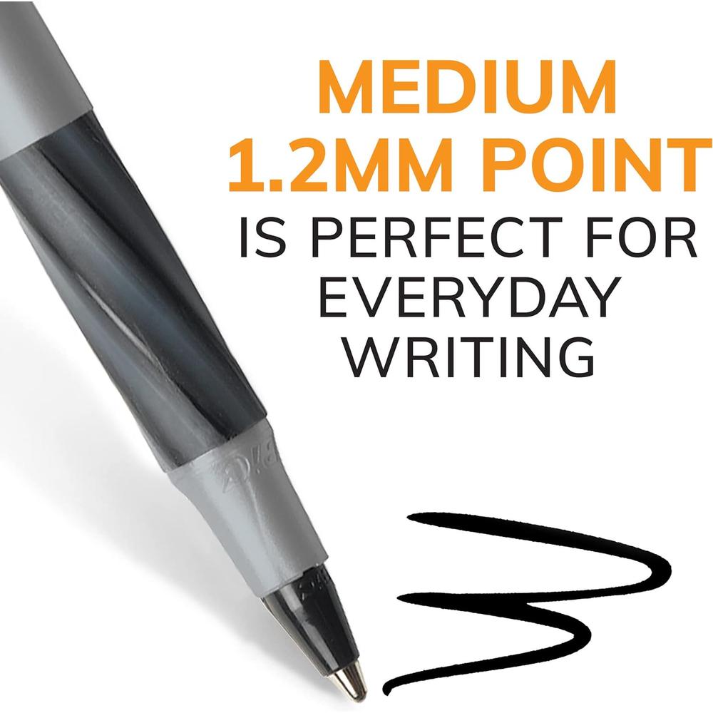 BiC Xtra Comfort Ballpoint Pen - Black, 8 count-070330137288-LR-116437-3-LR eShop