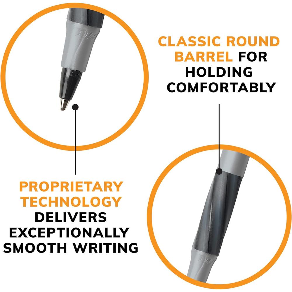 BiC Xtra Comfort Ballpoint Pen - Black, 8 count-070330137288-LR-116437-8-LR eShop