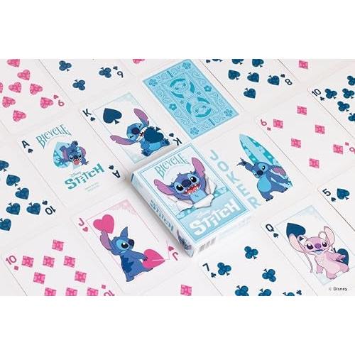Bicycle Disney Stitch Playing Cards Set of Two Clip Strips, 24 packs-07385409719-LR-359335-5-LR eShop