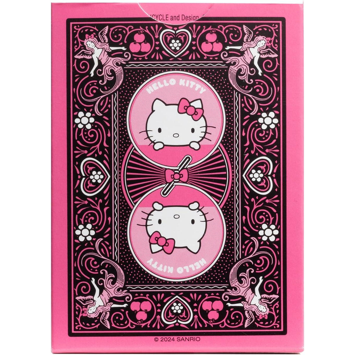 Bicycle Hello Kitty Black & Pink Playing Cards-073854098561-LR-362600-2-LR eShop