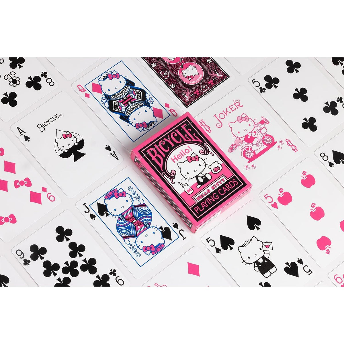 Bicycle Hello Kitty Black & Pink Playing Cards-073854098561-LR-362600-3-LR eShop