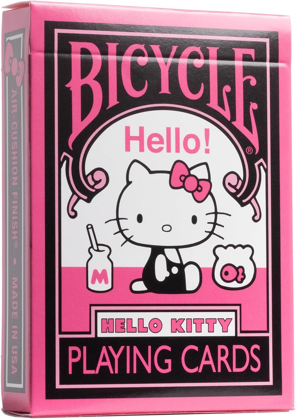 Bicycle Hello Kitty Black & Pink Playing Cards-073854098561-LR-362600-4-LR eShop