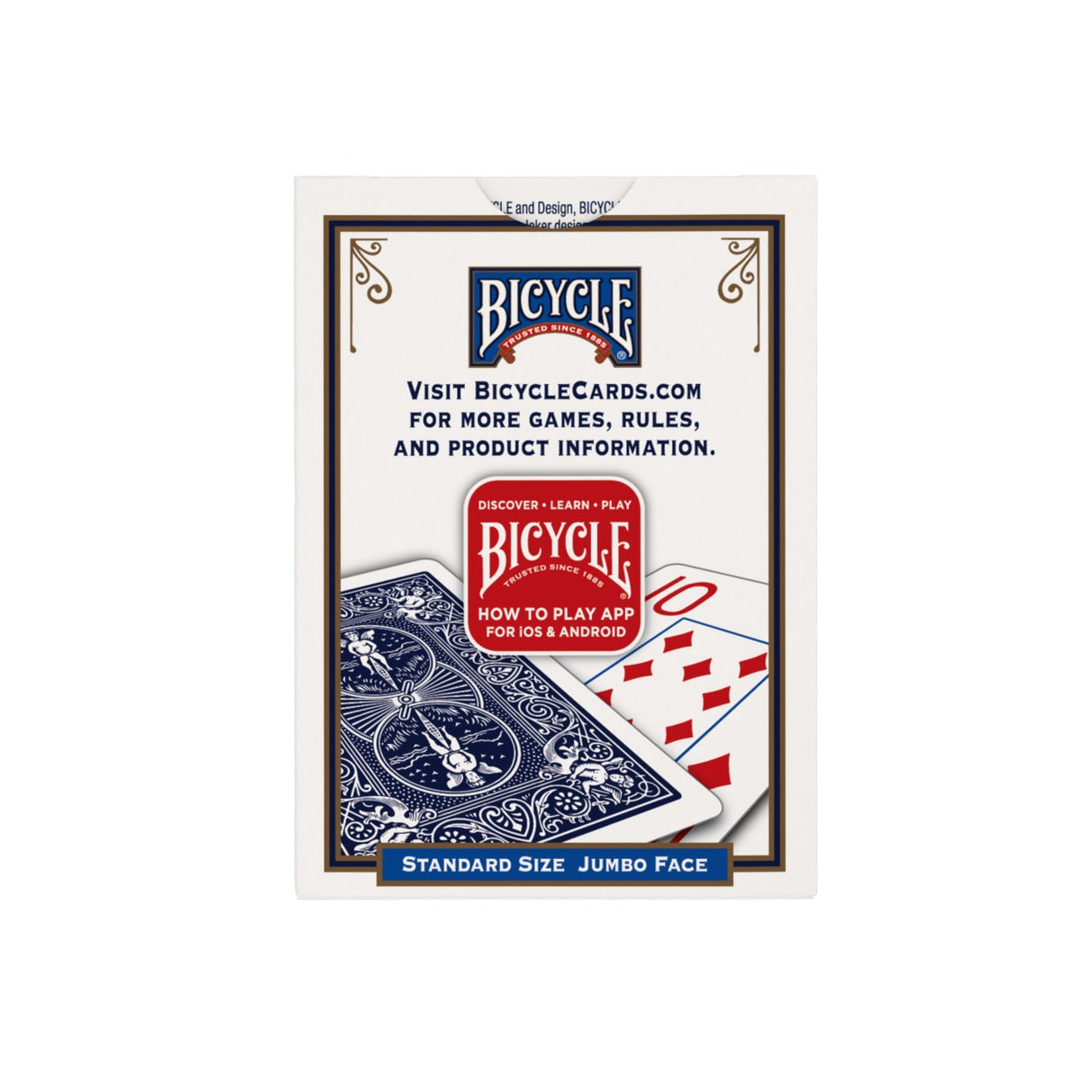 Bicycle Jumbo Face Standard Playing Cards - Assorted Colors-073854000885-LR-146502-8-LR eShop