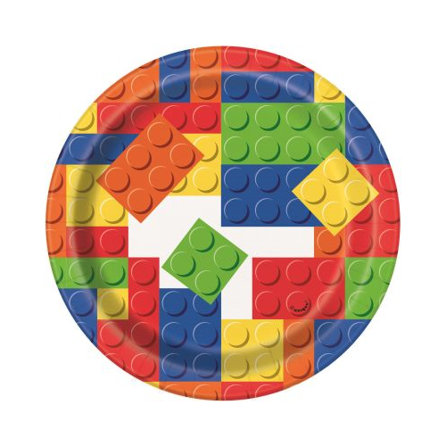 BLDNG BLCKS BDAY 7" PLATE 8CT-011179582341-LR-333414-1-LR eShop