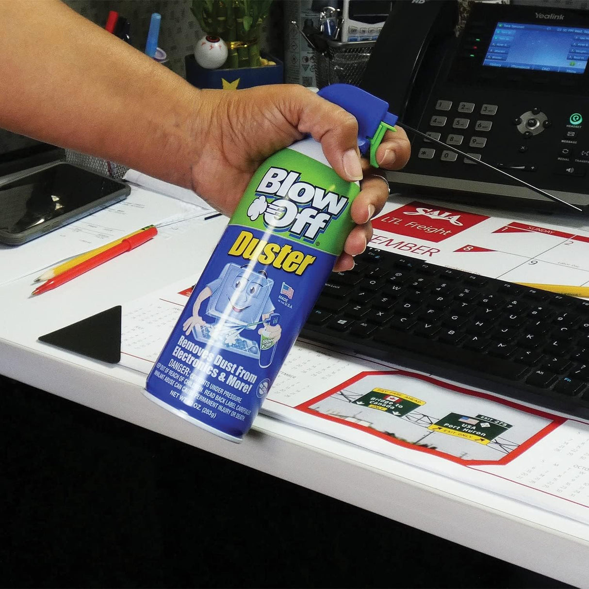 Blow Off Air Duster Can with Nozzle, 10 oz-752080112226-LR-187907-4-LR eShop