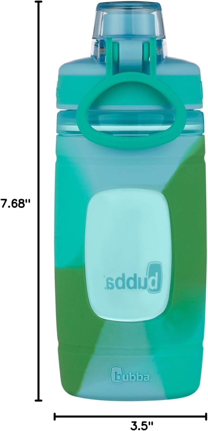 Bubba Flo Kids Water Bottle with Silicone Sleeve, Rock Candy and Kiwi, 16 oz16oz-607869271444-LR-356155-3-LR eShop