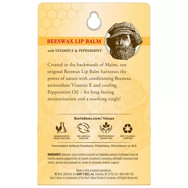 Burt's Bees Beeswax Lip Balm, 2 count-792850002722-LR-352619-3-LR eShop