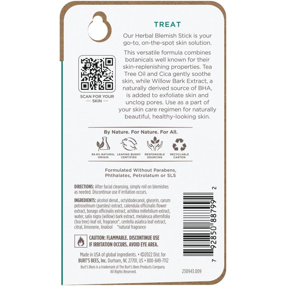 Burt's Bees Clear & Balanced Herbal Blemish Stick-792850887992-LR-202443-14-LR eShop