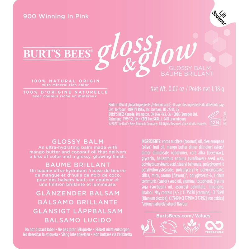 Burt's Bees Gloss & Glow Glossy Balm - Winning in Pink-792850650855-LR-343449-6-LR eShop