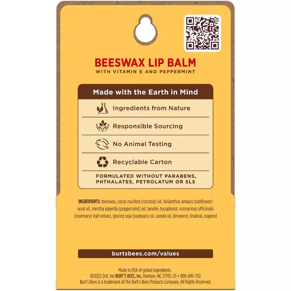 Burt's Bees Lip Balm - Beeswax, 2 count-792850155992-LR-293020-7-LR eShop