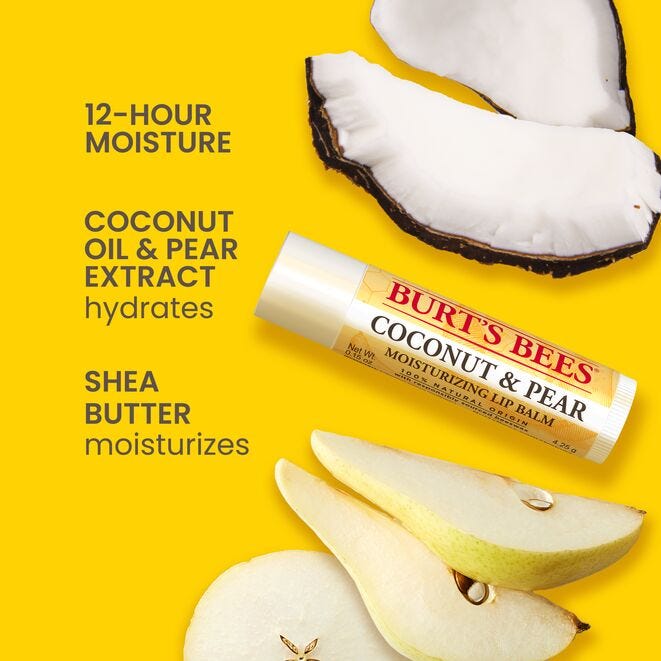 Burt's Bees Moisturizing Lip Balm - Coconut and Pear-792850025301-LR-293027-5-LR eShop