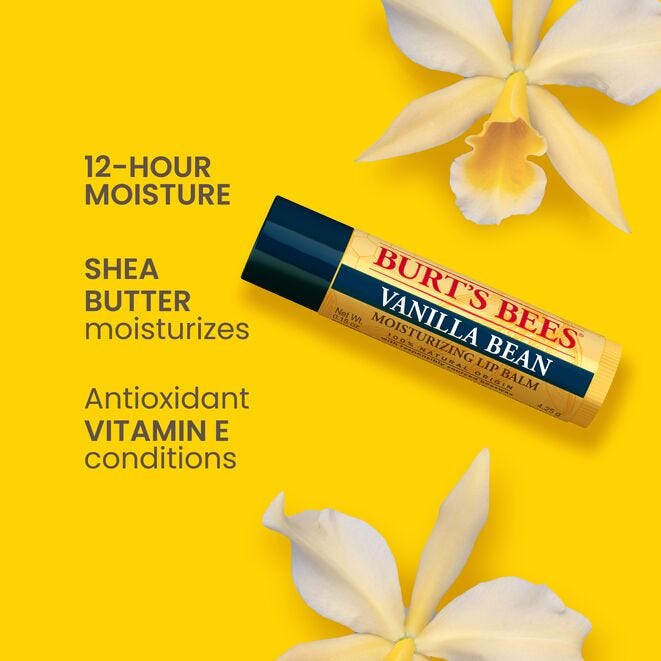 Burt's Bees Moisturizing Lip Balm - Vanilla Bean, Carded-792850892293-LR-346470-3-LR eShop