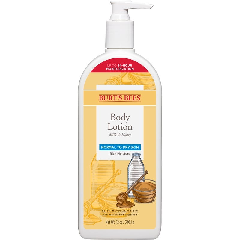 Burt's Bees Naturally Nourishing Milk & Honey Body Lotion, 12 oz-792850006645-LR-250876-1-LR eShop