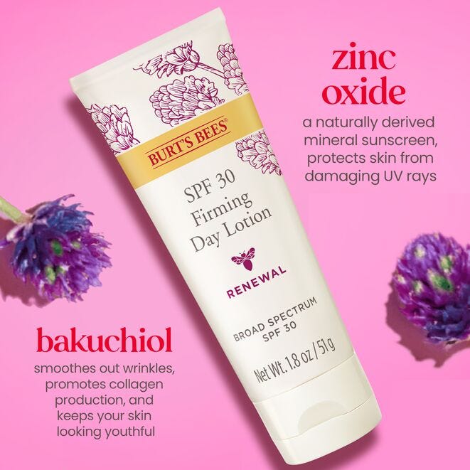 Burt's Bees Renewal Firming Day Lotion With SPF 30, 1.8 oz-792850907188-LR-346545-4-LR eShop