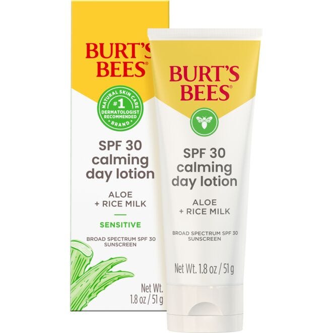 Burt's Bees Sensitive Solutions Calming Day Lotion With SPF 30, 1.8 oz-792850649958-LR-346698-3-LR eShop