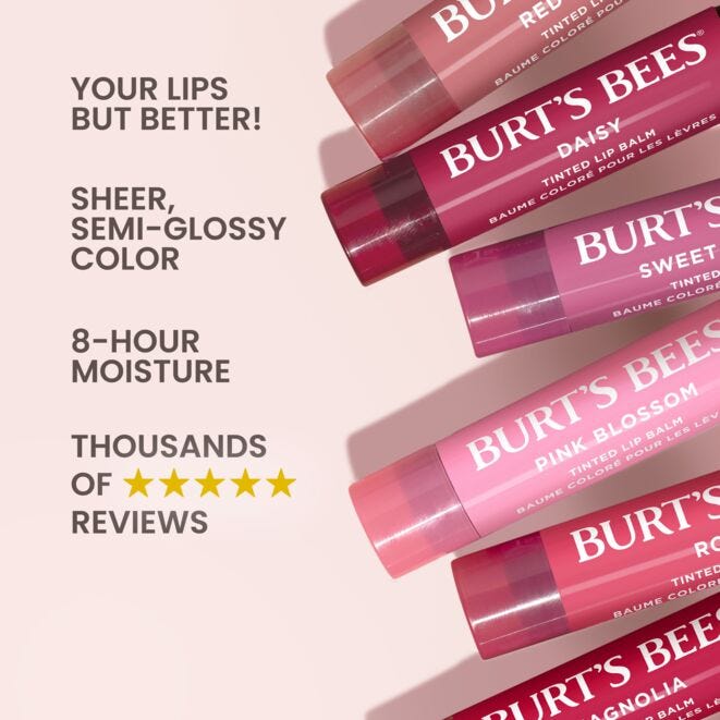 Burt's Bees Tinted Lip Balm - Red Dahlia-792850894648-LR-296257-4-LR eShop