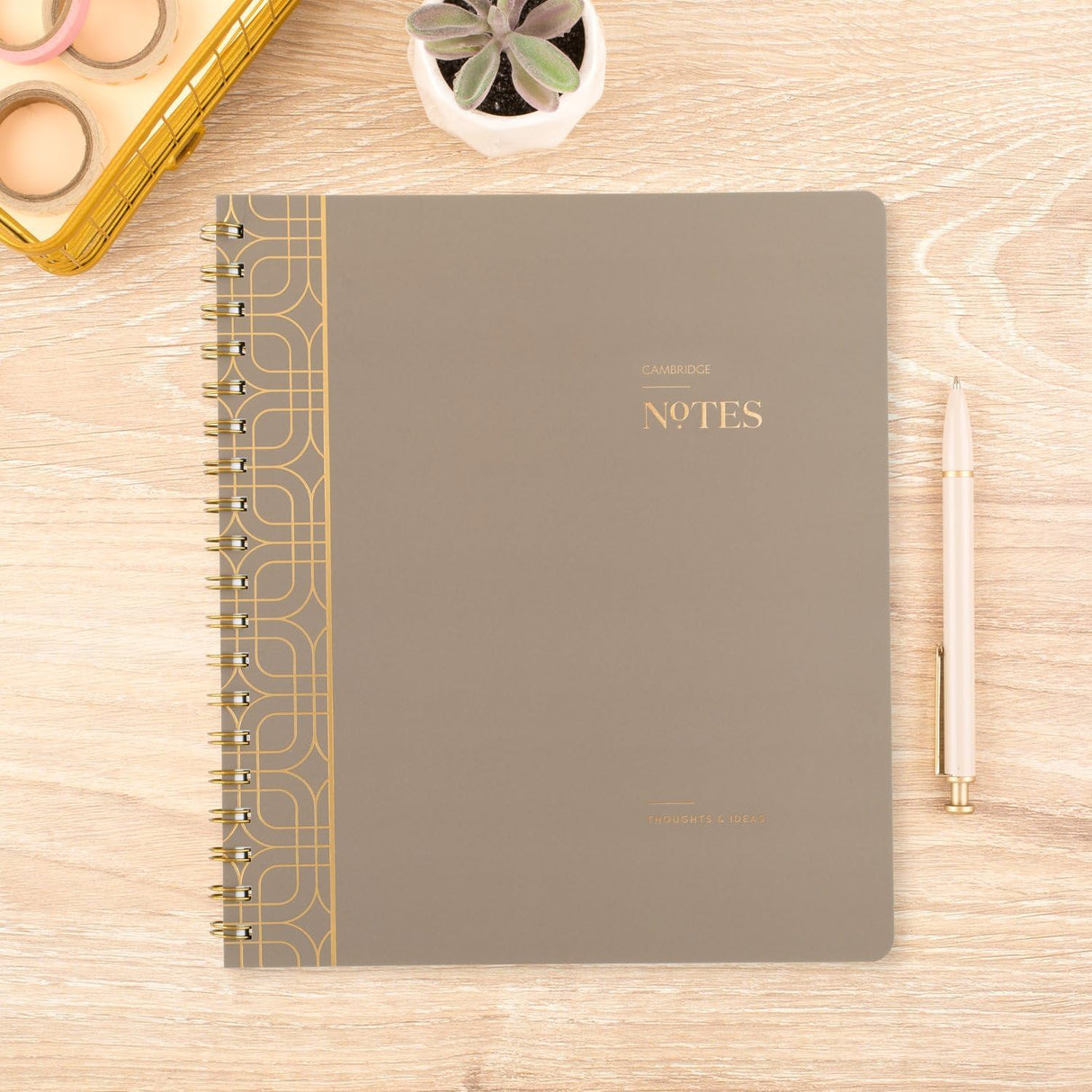 Cambridge WorkStyle Notebook, 8" x 10" - Timeless Taupe-038576390546-LR-358640-7-LR eShop