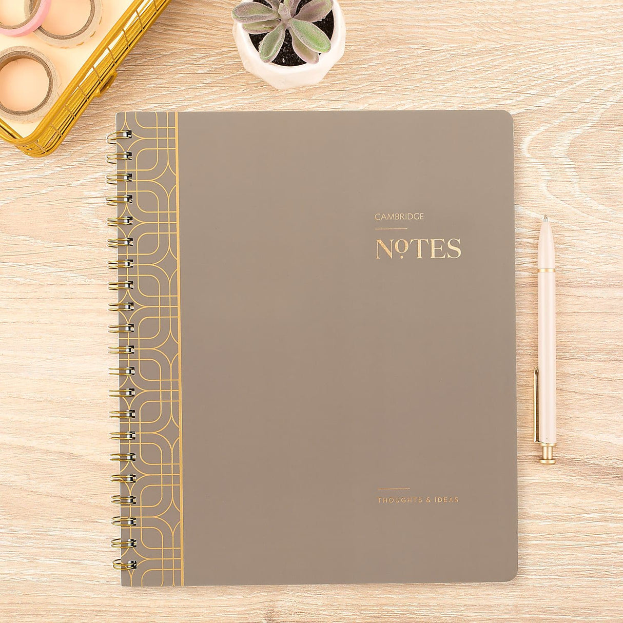 Cambridge WorkStyle Notebook, 8.5" x 11" - Timeless Taupe-038576390522-LR-358282-7-LR eShop