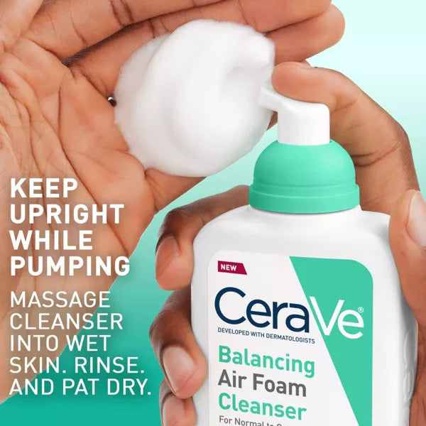 CeraVe Balancing Air Foam Facial Cleanser, 8 oz-3606000634671-LR-359658-9-LR eShop