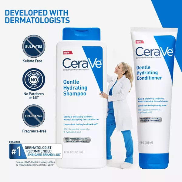 CeraVe Gentle Hydrating Shampoo, 12 oz-3606000607019-LR-357364-6-LR eShop