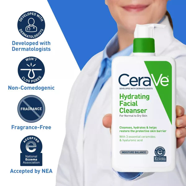 CeraVe Hydrating Facial Cleanser for Normal to Dry Skin, 12 oz-3606000537699-LR-259683-3-LR eShop