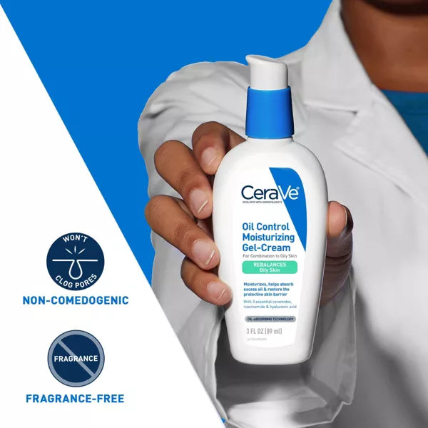 CeraVe Oil Control Moisturizing Face Gel Cream, 3 oz-3606000626577-LR-357092-11-LR eShop