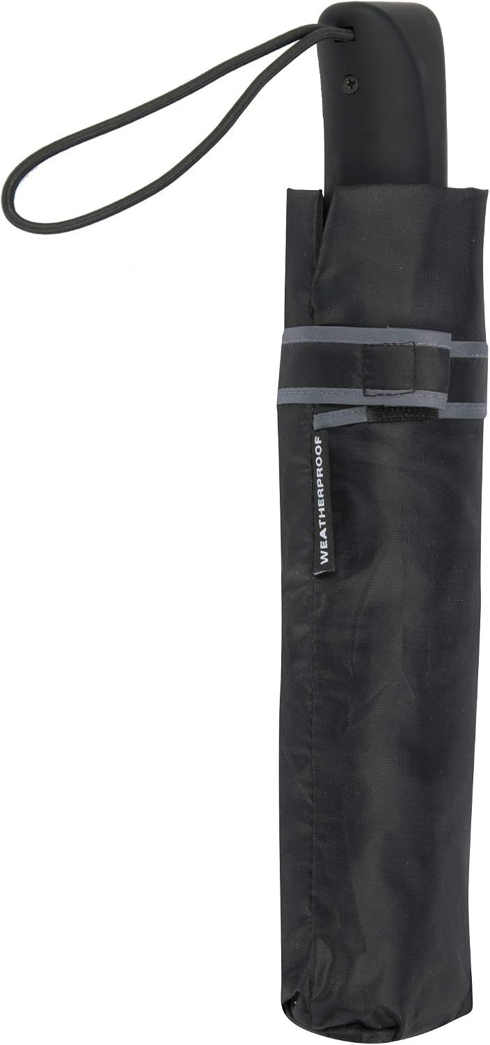 CHABY International Weatherproof Auto Open and Close Super Mini Umbrella - Black, 42"-082815978804-LR-251108-4-LR eShop