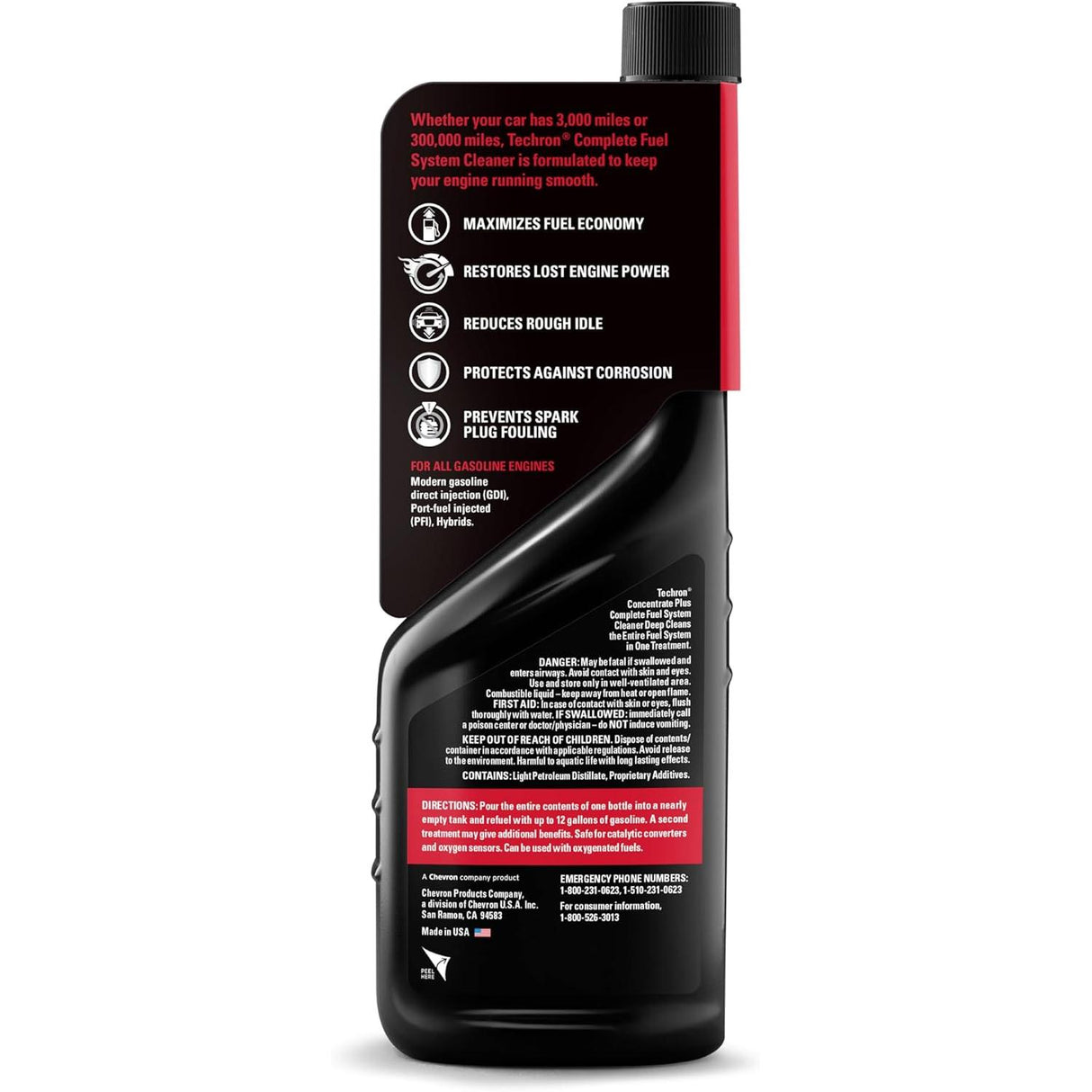 Chevron Techron Concentrate Plus Complete Fuel System Cleaner, 12 oz-023968677404-LR-234074-2-LR eShop