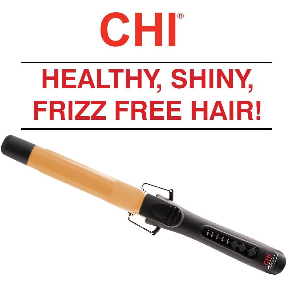 CHI 1 inch Ceramic Curling Iron - Black-813843040801-LR-346406-4-LR eShop