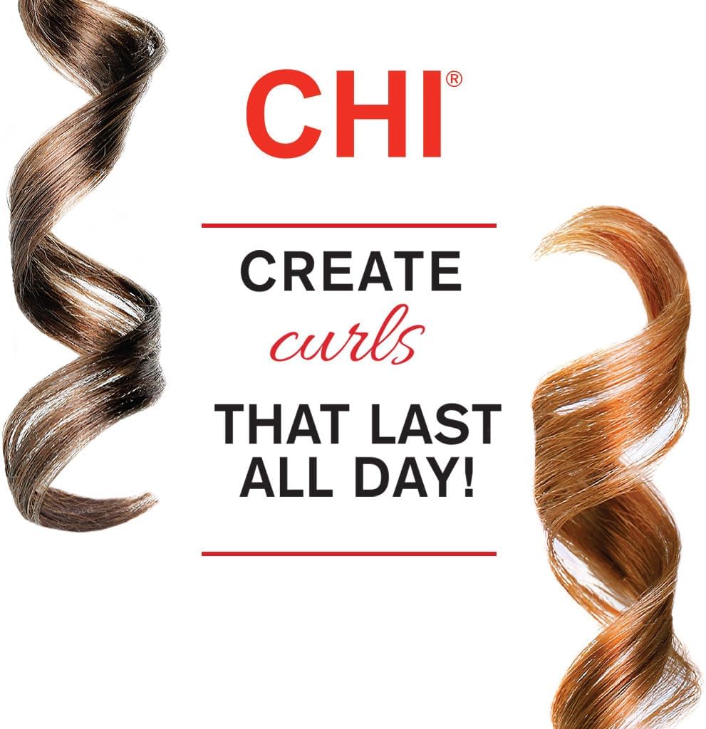 CHI 1 inch Ceramic Curling Iron - Black-813843040801-LR-346406-6-LR eShop