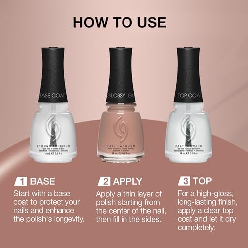 china glaze Nail Lacquer, Glossy Finish - Bare Attack-019965384957-LR-360514-7-LR eShop